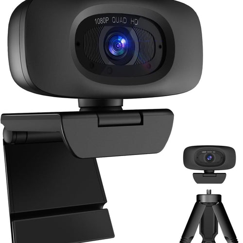 1080p Webcam with Autofocus and Light Correction Trade Pack of Fifty