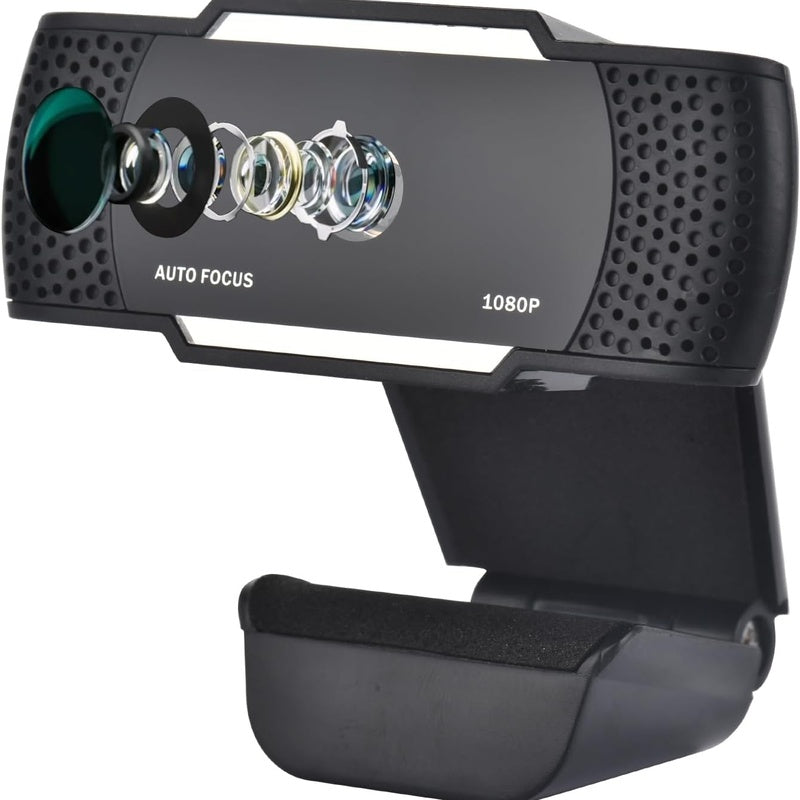 1080p Webcam with Autofocus and Light Correction Trade Pack of Twenty