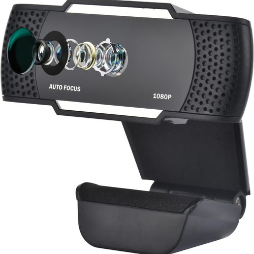 1080p Webcam with Autofocus and Light Correction Trade Pack of Twenty