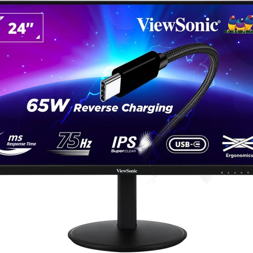 24 Inch USB-C Monitor with 65W Charging