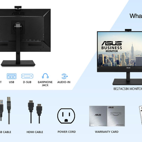 27 Inch Monitor with Built In Webcam and Speakers Trade Pack of Five