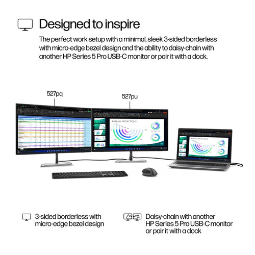 27 Inch QHD Monitor Trade Pack of Five