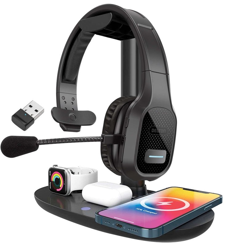Bluetooth Headset with Charging Stand