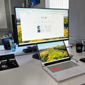 Chromebook Dual Screen Desk Bundle
