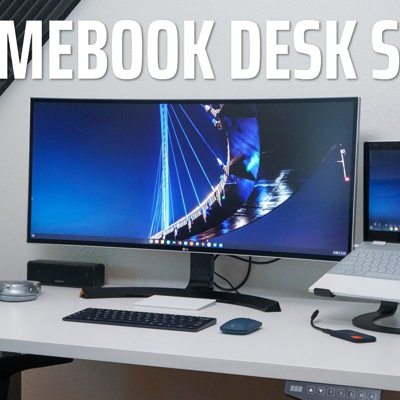 Chromebook Single Screen Home Desk Bundle