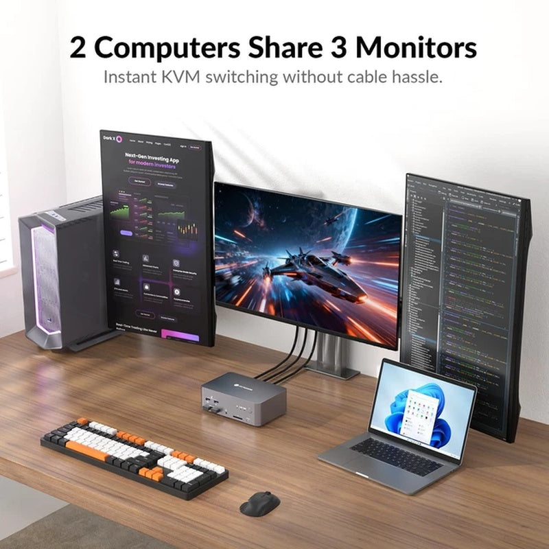Chromebook Two Machine KVM Bundle