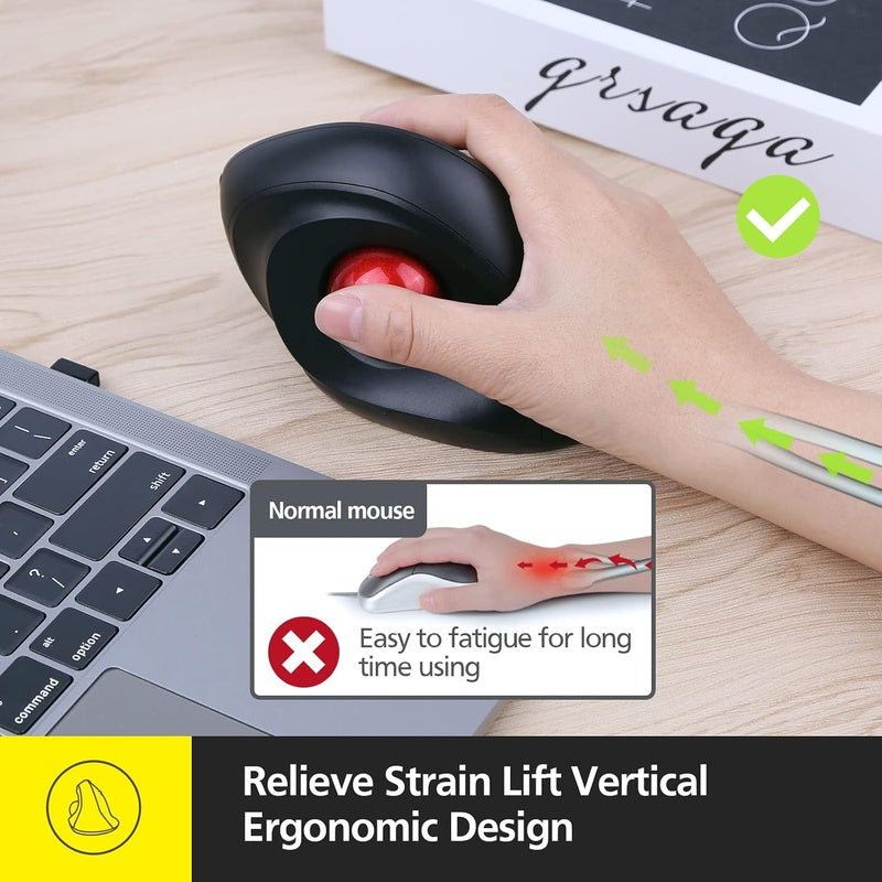 Ergonomic Trackball for Wrist Strain
