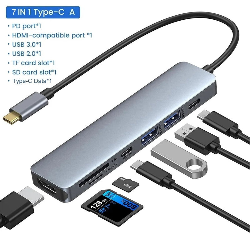 HDMI to USB-C Adapter for Docks