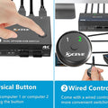 KVM with Remote Switch Button Trade Pack of Twenty