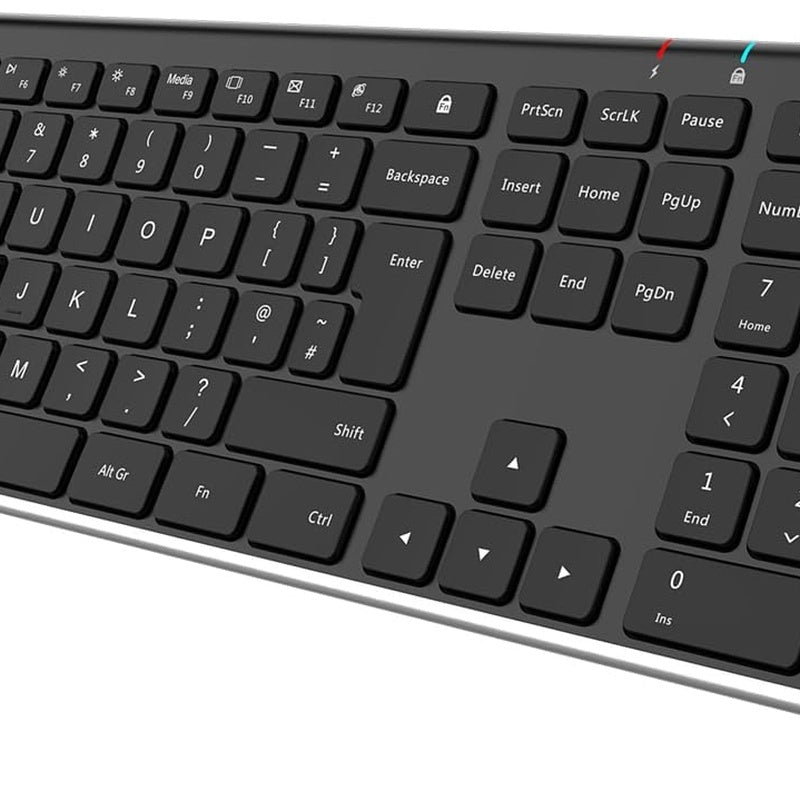 Slim Keyboard with Integrated Number Pad
