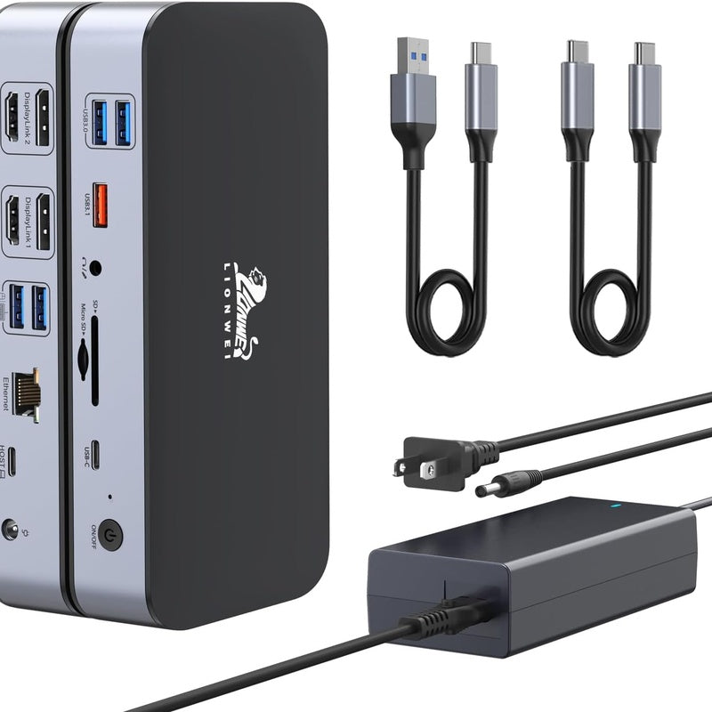 USB-A Dock with DisplayLink Trade Pack of Twenty