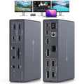 USB-C Dock with Triple Display DisplayLink