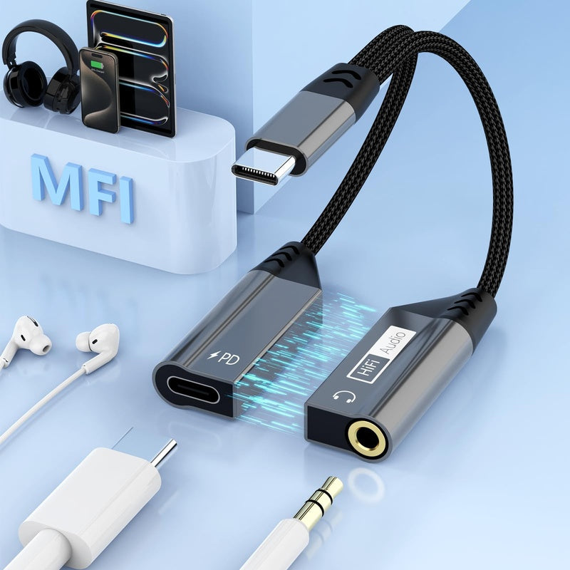 USB-C to 3.5mm Audio Adapter