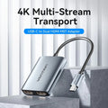 USB-C to Dual HDMI Adapter MST