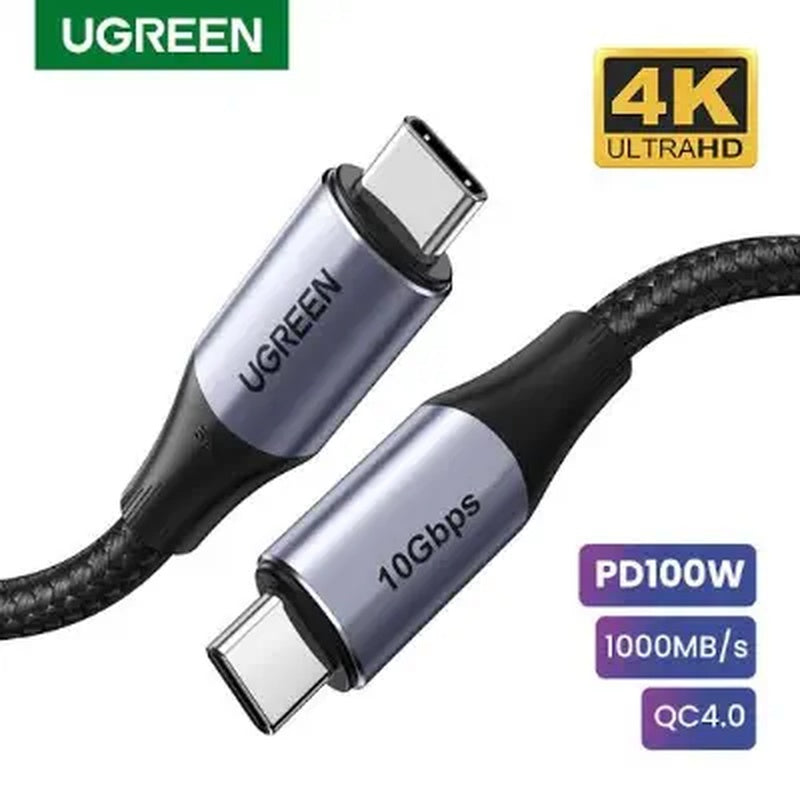 USB-C to USB-C 10 Gigabit Cable 100W