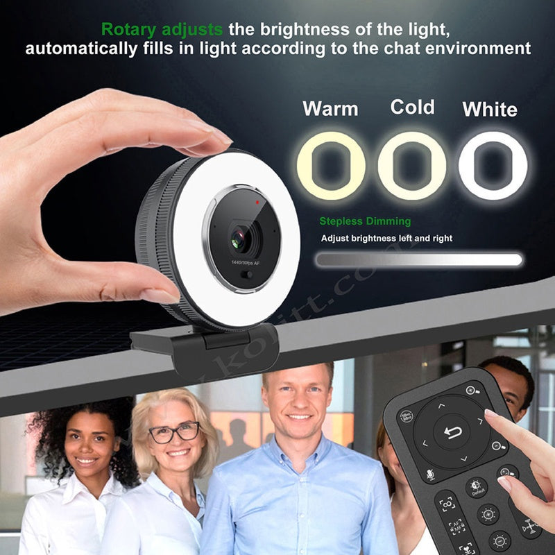 Webcam with Ring Light Trade Pack of Twenty